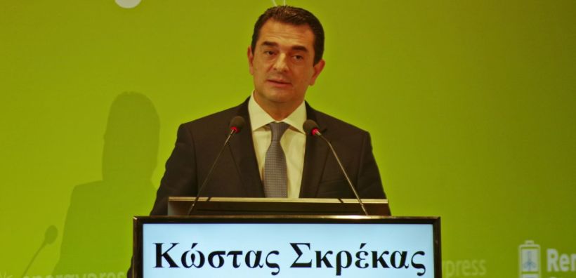 Σκρέκας: 1,1 δις από τη μείωση ΥΚΩ την επόμενη τετραετία - Ψηλά στην ατζέντα η αυτοκατανάλωση και η αποθήκευση