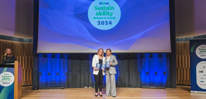 Ακόμα μία βράβευση για την ελίν στα Bravo Sustainability Dialogue &amp; Awards 2024