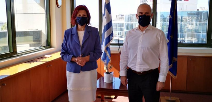 Το ΥΠΕΝ επισκέφθηκε η Βουλευτής Π.Ε. Κοζάνης Παρασκευή Βρυζίδου