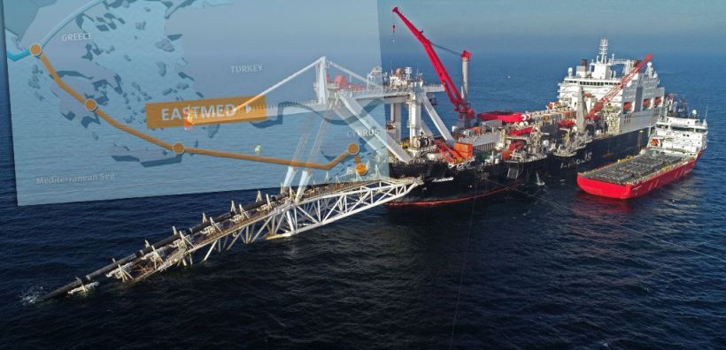 EastMed: Την επόμενη εβδομάδα η ανάθεση των FEED και DMS για τον αγωγό- Σε δύο χρόνια η επενδυτική απόφαση