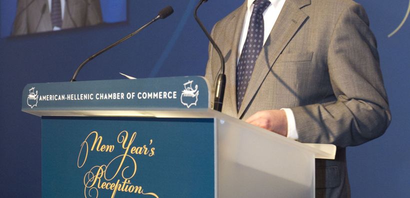 Με μηνύματα πολιτικής σταθερότητας η πρωτοχρονιάτικη δεξίωση του Ελληνο-Αμερικανικού Επιμελητηρίου