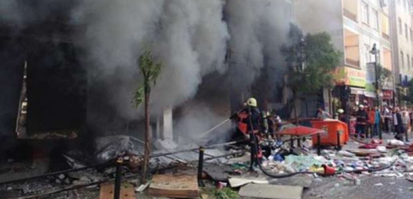 Έκρηξη, με τουλάχιστον 12 τραυματίες, από διαρροή αερίου στην Κωνσταντινούπολη