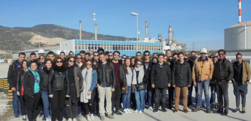 Φοιτητές της Πολυτεχνικής Σχολής Θεσσαλονίκης στις χερσαίες εγκαταστάσεις της Energean στην Καβάλα