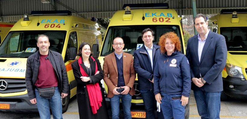 Ημέρα Θυσίας του Διασώστη: Η Energean δωρίζει Συσκευή Αυτόματων Θωρακικών Συμπιέσεων στο ΕΚΑΒ Καβάλας