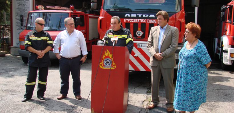 H Πυροσβεστική Υπηρεσία Καβάλας ευχαριστεί την Energean για την αποκατάσταση γερανοφόρου οχήματος