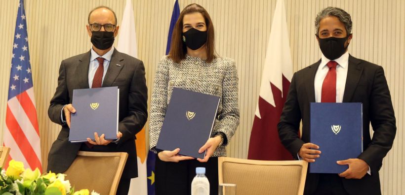 Υπογράφηκε το συμβόλαιο για αδειοδότηση του Τεμαχίου 5 της κυπριακής ΑΟΖ σε ExxonMobil και Qatar Petroleum