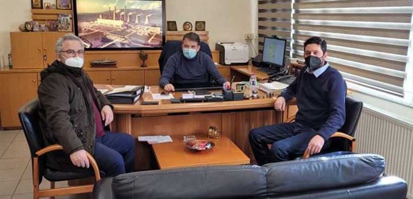 Με τον διευθυντή του ΑΗΣ Αγίου Δημητρίου συναντήθηκε το προεδρείου του σωματείου «Ένωσης» 