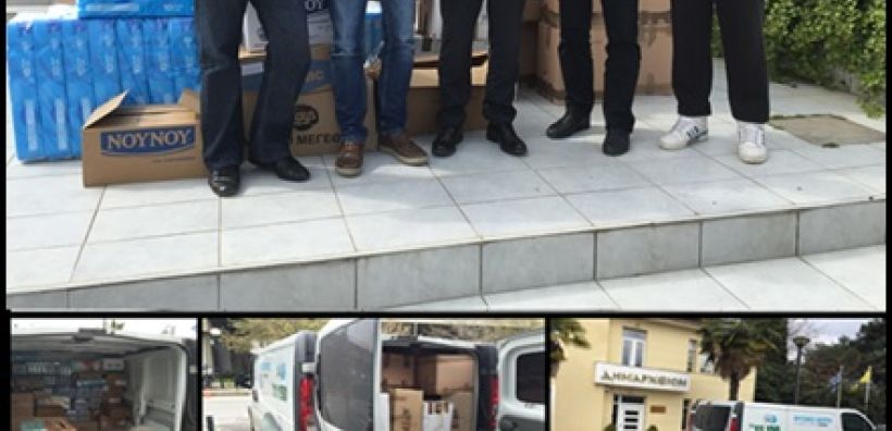 Τρόφιμα και είδη πρώτης ανάγκης παραδόθηκαν από την ΕΠΑ Θεσσαλονίκης στο Δήμο Δέλτα 