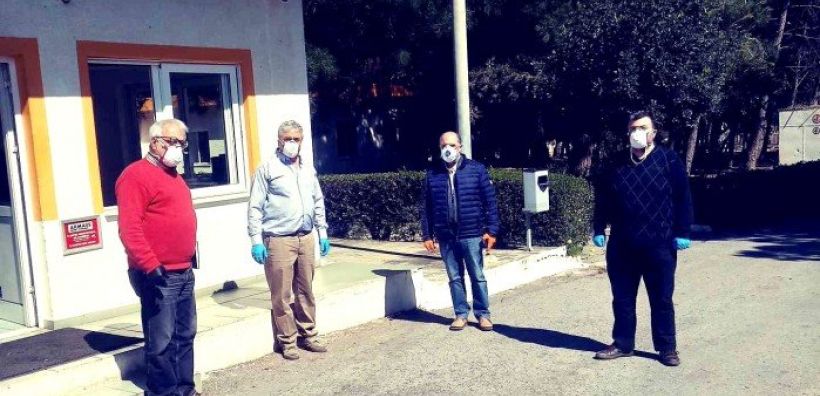 Ενημέρωση για τον κορωνοϊό στα στελέχη της ΔΕΗ στον ΑΗΣ Λινοπεραμάτων
