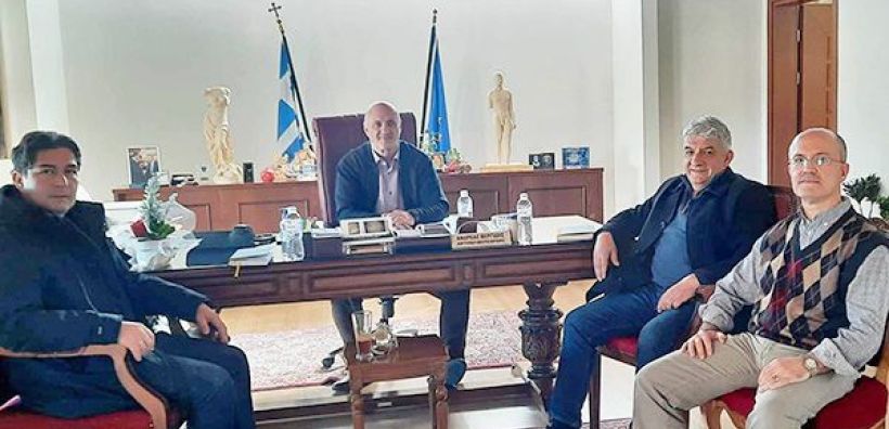 Συνεργασία του Αντιπεριφερειάρχη με τον βοηθό διευθυντή ΔΕΔΔΗΕ Περιφέρειας Μακεδονίας-Θράκης και τον προϊστάμενο Διεύθυνσης ΔΕΔΔΗΕ Κιλκίς