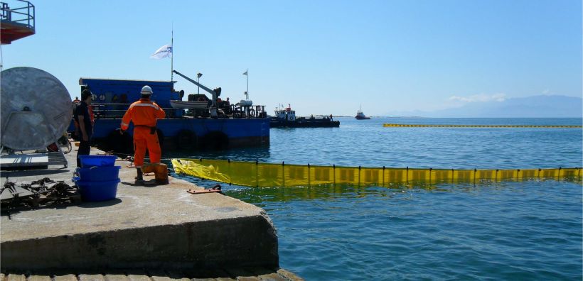 Ασκήσεις αντιμετώπισης θαλάσσιας ρύπανσης από την Kavala Oil 