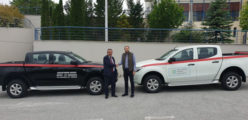 Δωρεά οχημάτων του TAP στην Αποκεντρωμένη Διοίκηση Ηπείρου – Δυτικής Μακεδονίας