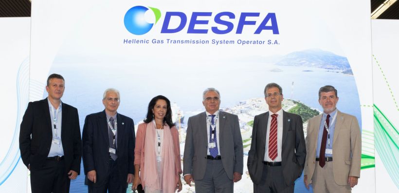 Εγκαινιάστηκε το περίπτερο του ΔΕΣΦΑ παρουσία του Υπουργού Περιβάλλοντος και Ενέργειας