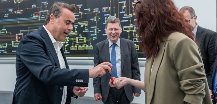 Επίσκεψη Παπασταύρου και Τσάφου στο Εθνικό Κέντρο Ελέγχου Ενέργειας του ΑΔΜΗΕ στον Άγιο Στέφανο