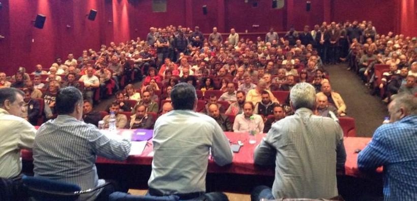 Μεγάλη συγκέντρωση από τη ΓΕΝΟΠ χθες στη Μεγαλόπολη
