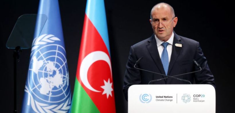 COP29: O Βούλγαρος πρόεδρος στηρίζει τον στόχο των καθαρών μηδενικών εκπομπών