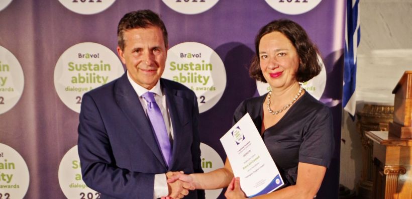Energean: Διάκριση για το Περιβάλλον με το project HYDROGEAN στα "Bravo! Sustainability Dialogues & Awards 2022"