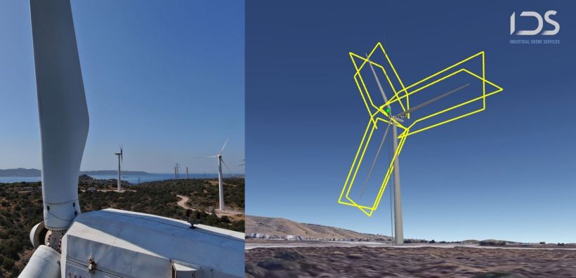 Νέα αυτοματοποιημένη επιθεώρηση με drone σε ανεμογεννήτριες
