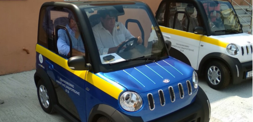 Ηλεκτρικά οχήματα ecocar στην υπηρεσία του Δήμου Αλεξανδρούπολης