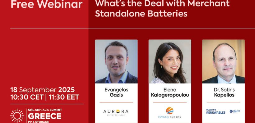 Δωρεάν webinar για την αποθήκευση ενέργειας από την Solarplaza στις 18 Σεπτεμβρίου