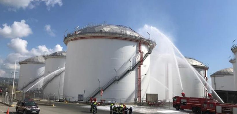 Ασκηση πυρόσβεσης πραγματοποιήθηκε στις εγκαταστάσεις πετροχημικών της εταιρείας VTTV στο Βασιλικό