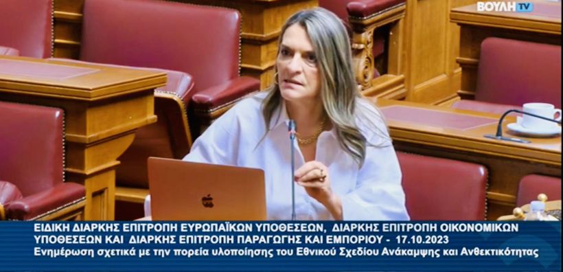 Πέρκα: Η πραγματική απορρόφηση των πόρων του Ταμείου Ανάκαμψης και Ανθεκτικότητας  εκθέτει την κυβέρνηση της ΝΔ