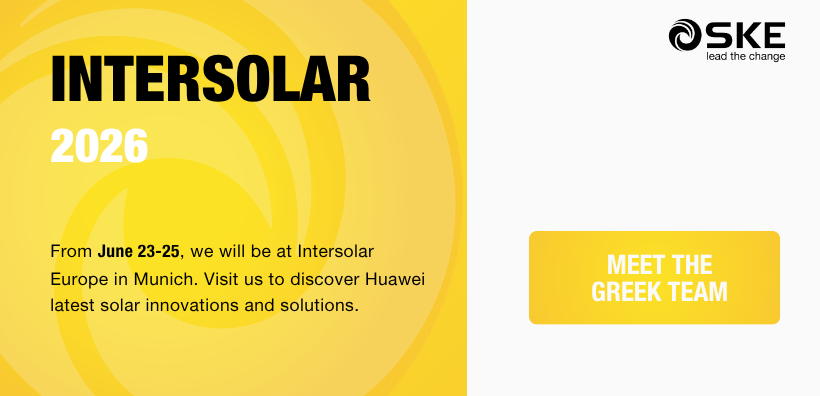 Οι λύσεις Huawei FusionSolar της SKE στην Intersolar Europe 2026