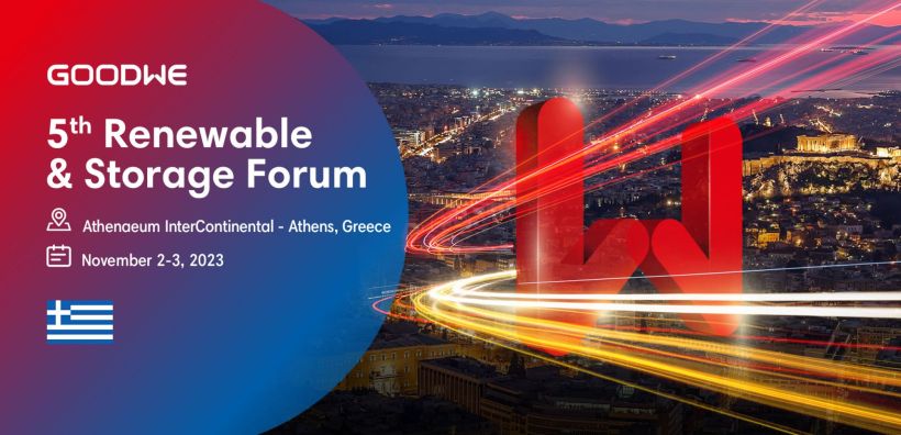 Η GoodWe Ασημένιος Χορηγός του 5ου Renewable &amp; Storage Forum