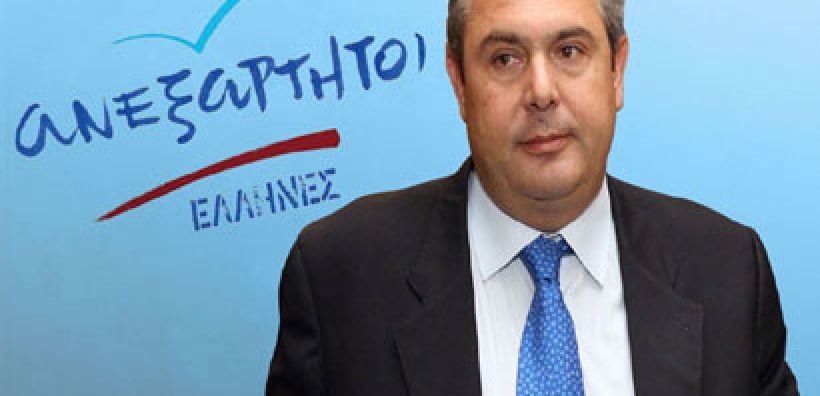 Καμμένος κατά της «Ελληνικός Χρυσός» και του Χρ. Πάχτα