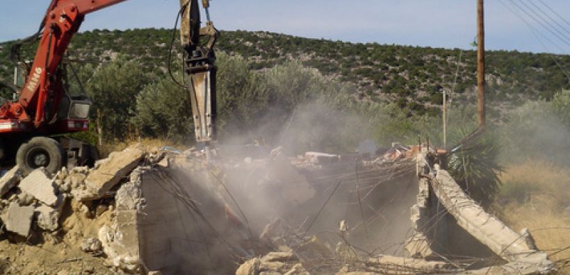 Κατεδαφίστηκαν κτίρια - εστίες μόλυνσης στη Θεσσαλονίκη