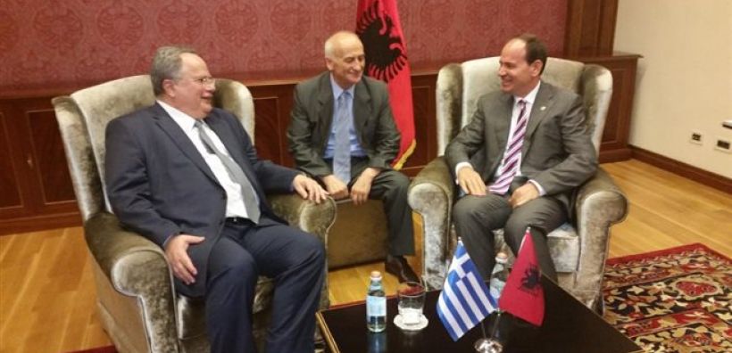 Και για την ΑΟΖ συζήτησαν Κοτζιάς-Μπουσάτι στα Τίρανα