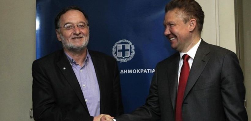 Σε εξέλιξη η συνάντηση του Π. Λαφαζάνη με τον επικεφαλής της Gazprom