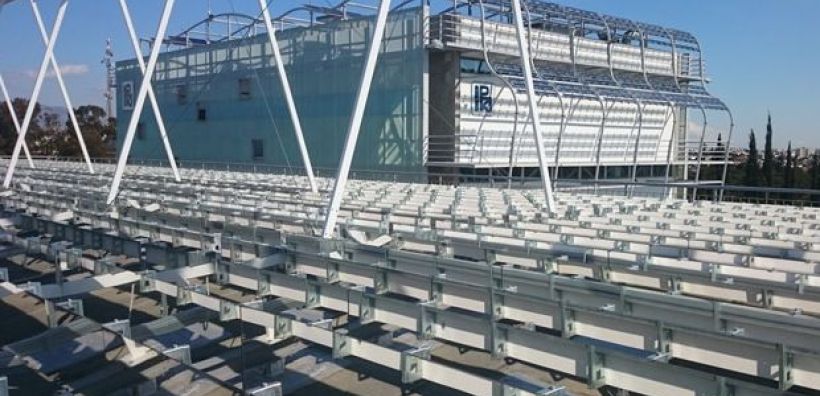 Το φ/β σύστημα Linear Fresnel εγκαινιάζει το Πανεπιστήμιο Κύπρου