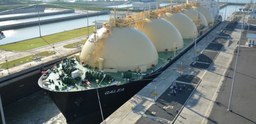 Πενταπλάσια αύξηση των φορτίων LNG μέσω της Διώρυγας του Παναμά ως το 2020
