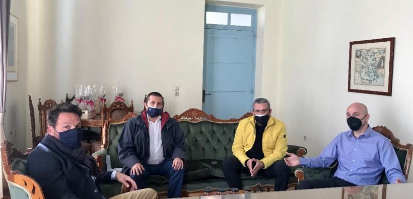 Επίσκεψη του Υφυπουργού Περιβάλλοντος και Ενέργειας Γιώργου Αμυρά σε Χάλκη και Σύμη για τους δασικούς χάρτες