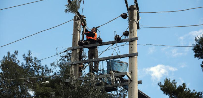 ΔΕΔΔΗΕ: Σχεδόν πλήρης η επανηλεκτροδότηση των καταναλωτών στις πληγείσες περιοχές