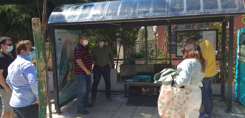 Μία ακόμη ενεργειακά αυτόνομη στάση λεωφορείων αποκτά ο Δήμος Νεάπολης Συκεών