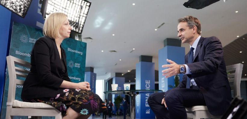 Μητσοτάκης στο Bloomberg: Θέλουμε να γίνουμε εξαγωγέας 100% πράσινης ενέργειας στην κεντρική Ευρώπη