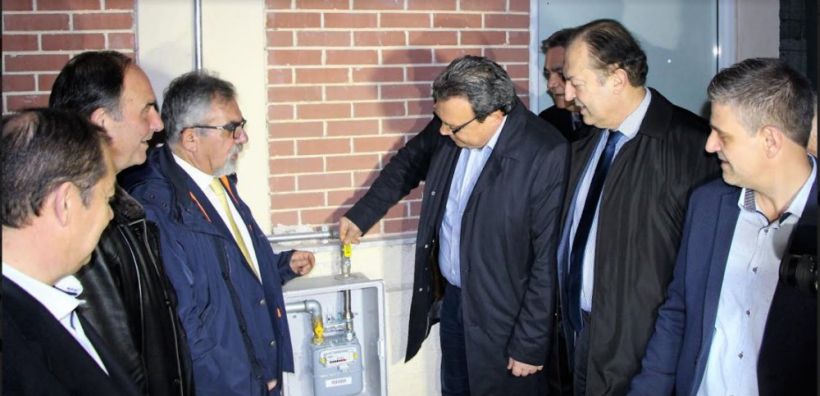 Εγκαινιάστηκε η επέκταση του δικτύου διανομής φυσικού αερίου  στη Νέα Μεσημβρία του Δήμου Χαλκηδόνος