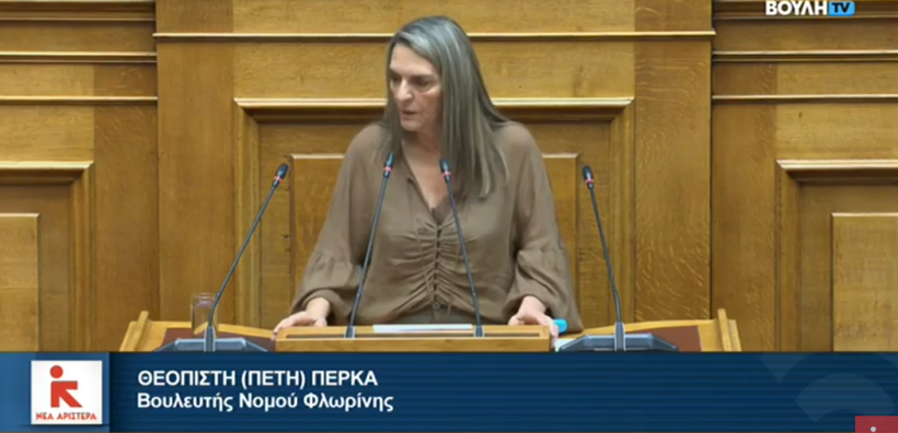 Πέτη Πέρκα: Έλλειψη οράματος και σχεδιασμού στο νομοσχέδιο για το υδρογόνο και το βιομεθάνιο