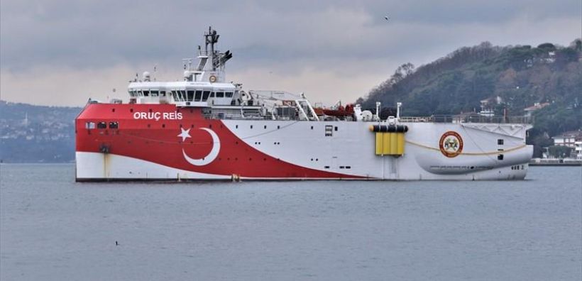 Στο λιμάνι της Αττάλειας την Πέμπτη το τουρκικό σκάφος Oruc Reis  