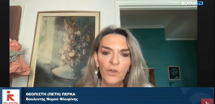 Π. Πέρκα: Η «συνταγή» Τραμπ στην ενέργεια κοστίζει ακριβά στο κλίμα, στο κοινό μας μέλλον αλλά και στην τσέπη των νοικοκυριών