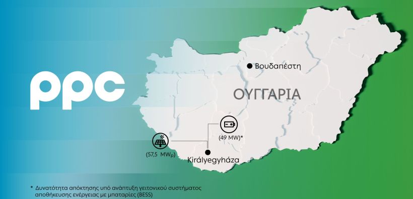 ΔΕΗ: Επεκτείνεται στην αγορά ΑΠΕ της Ουγγαρίας με εξαγορά φωτοβολταϊκού 57,5 MW - Ορόσημο για τη στρατηγική ανάπτυξης στη ΝΑ Ευρώπη