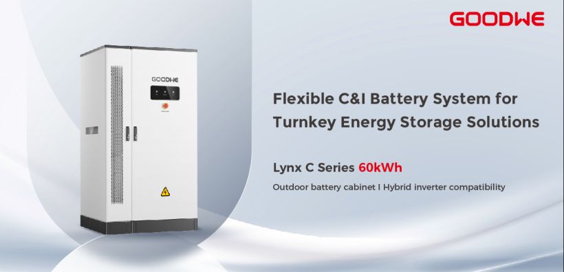 GoodWe: Λανσάρει το σύστημα μπαταριών C&amp;I Lynx C 60kWh, για έξυπνες και κλιμακούμενες λύσεις Solar-Plus-Storage