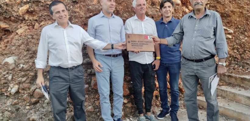 Στο Καστελλόριζο για τα μονοπάτια ο Υφυπουργός Περιβάλλοντος και Ενέργειας, Γιώργος Αμυράς
