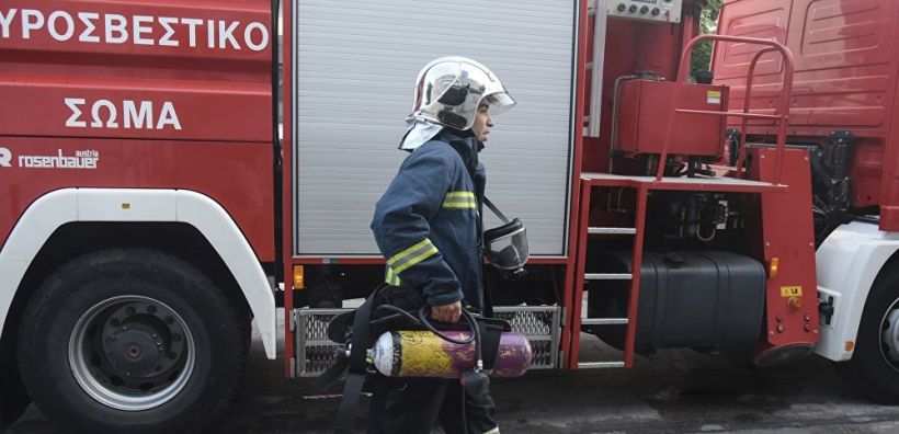Ταυτόχρονη φωτιά σε βενζινάδικο και βυτιοφόρο στο Κιλκίς