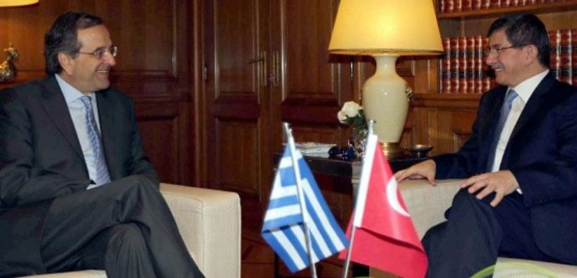 Θετικά αποτιμάται η συνάντηση Σαμαρά-Νταβούτογλου