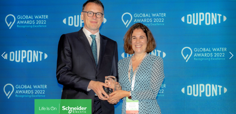 Η Schneider Electric αναδεικνύεται ως «Εταιρεία της Χρονιάς στην Τεχνολογία Νερού» στα Παγκόσμια Βραβεία Νερού 2022