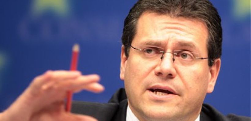 Τα σχέδια της ΕΕ για την ενέργεια θα παρουσιάσει ο Σέφκοβιτς στο Ευρωκοινοβούλιο