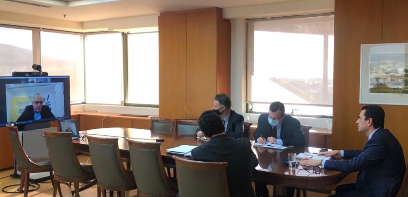 Τηλεδιάσκεψη Σκρέκα με τον Ισραηλινό ομόλογό του για East Med και Euroasia